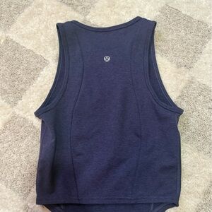 lululemon athletica Navy Blue Racerback Tank Top